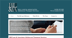 Desktop Screenshot of billlaneandassociates.com